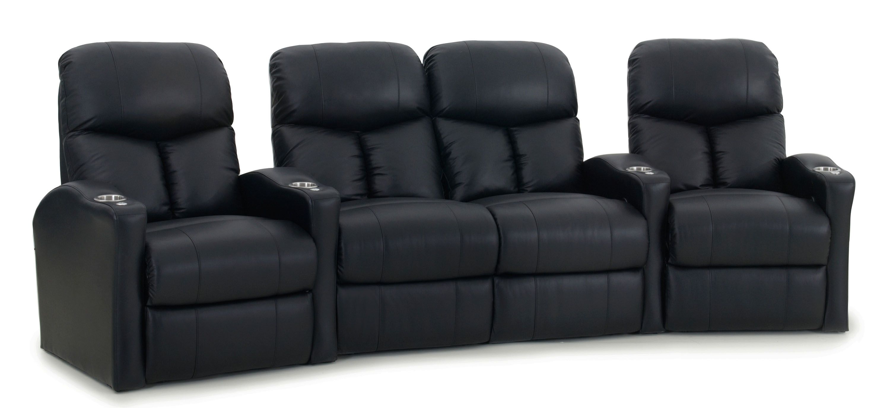 Midway 4-pc. Leather Reclining Sectional Sofa