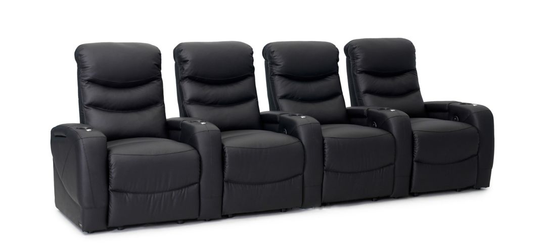 Majestic 4-pc. Leather Reclining Sectional Sofa