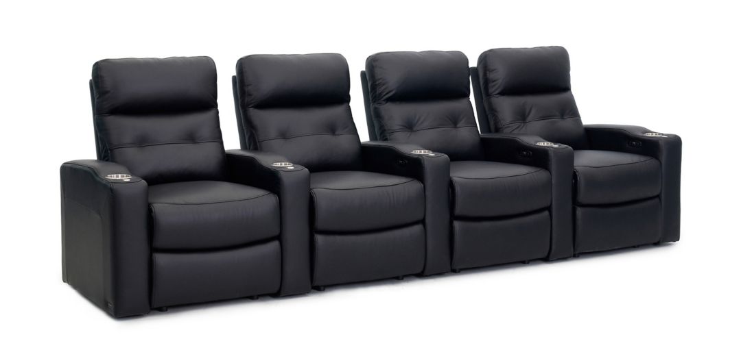 Century Leather 4-pc. Power-Reclining Sectional Sofa