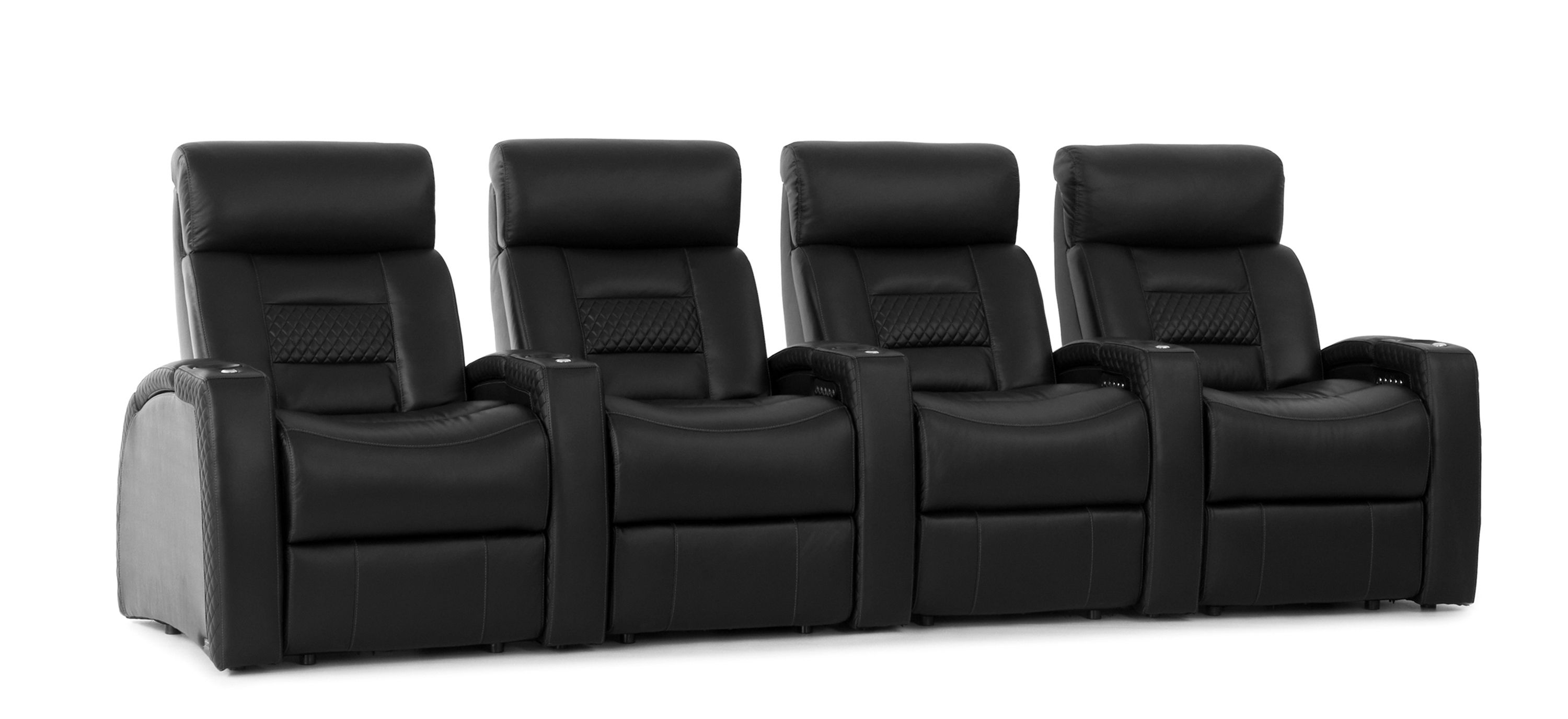 Odyssey 4-pc. Leather Power-Reclining Sectional Sofa
