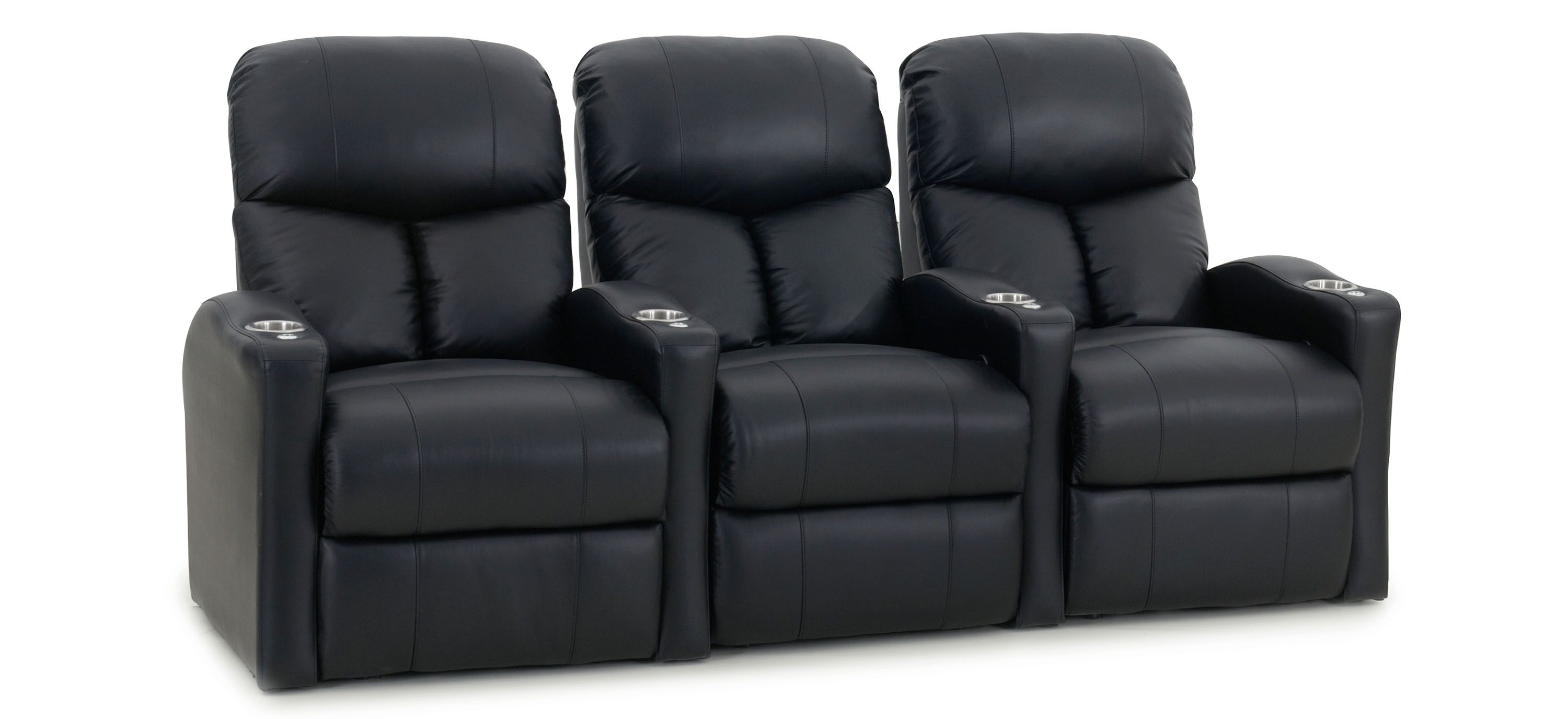 Midway 3-pc. Leather Power-Reclining Sectional Sofa