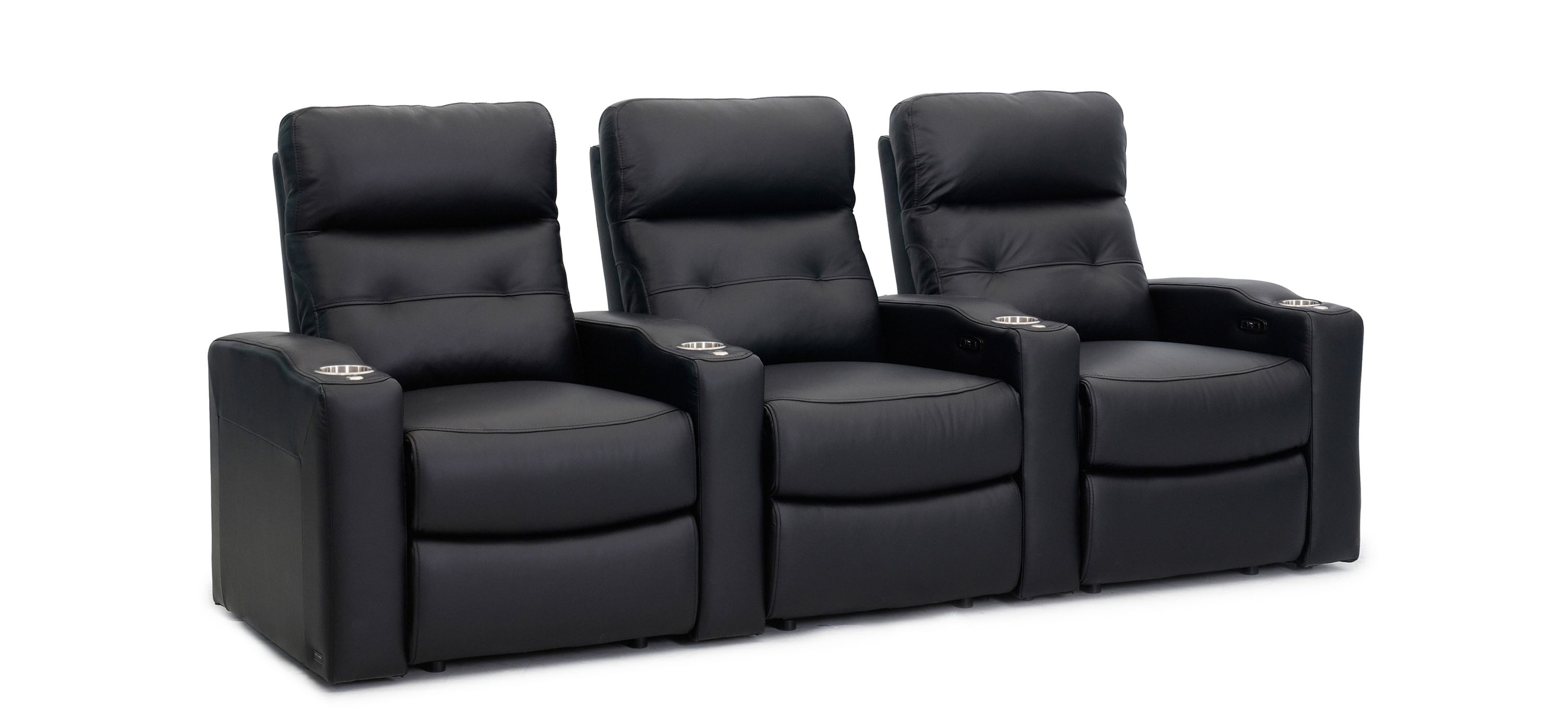 Century Leather 3-pc. Power-Reclining Sectional Sofa