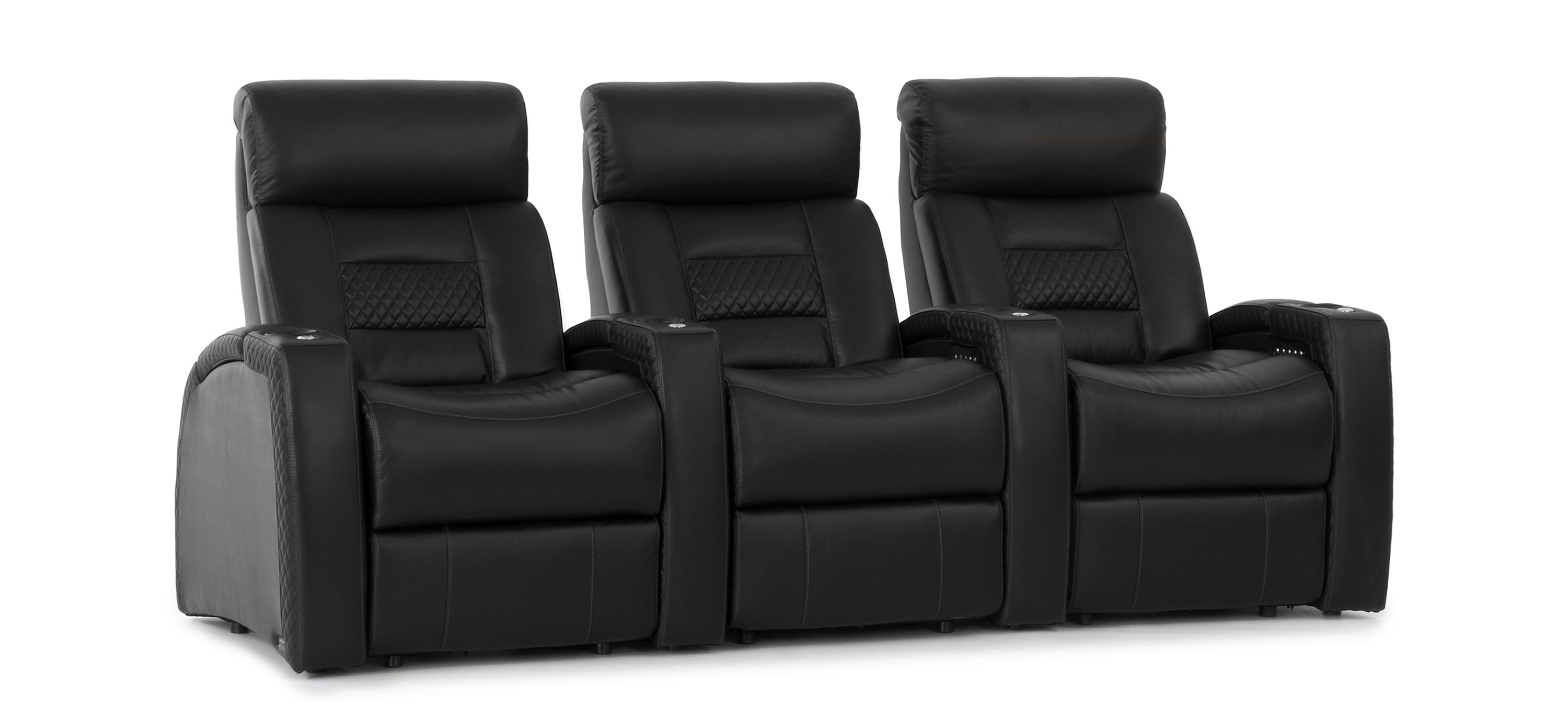 Odyssey 3-pc. Leather Power-Reclining Sectional Sofa