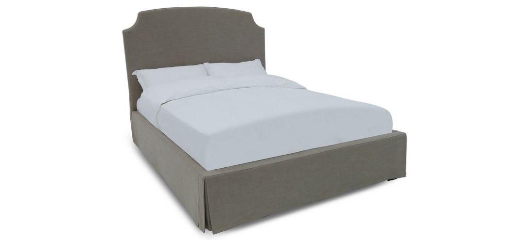Laurel Upholsterd Skirted Panel Bed