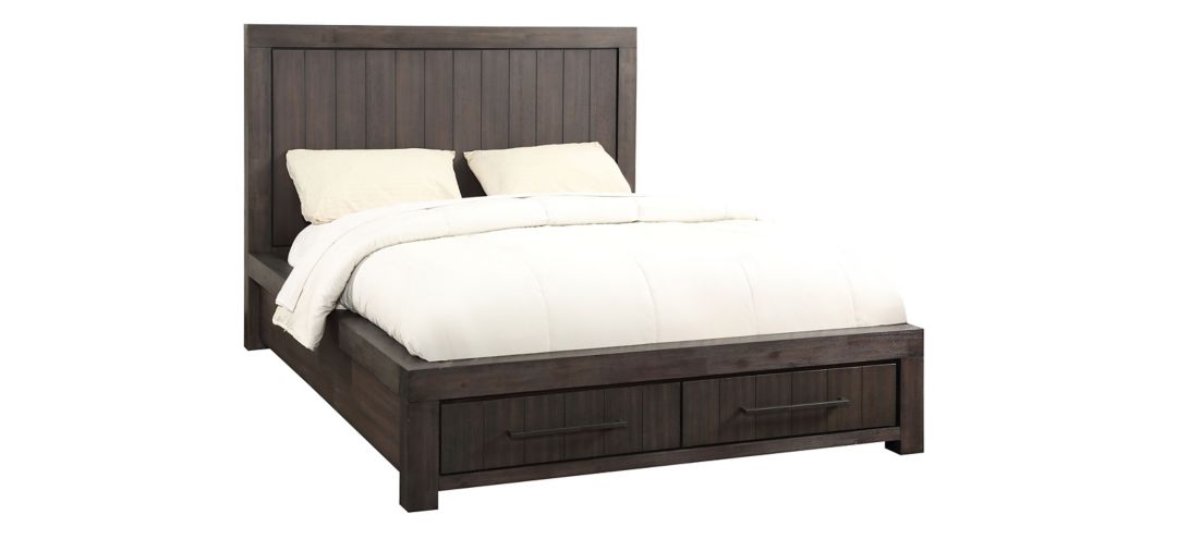 Heath California King-Size Two Drawer Storage Bed