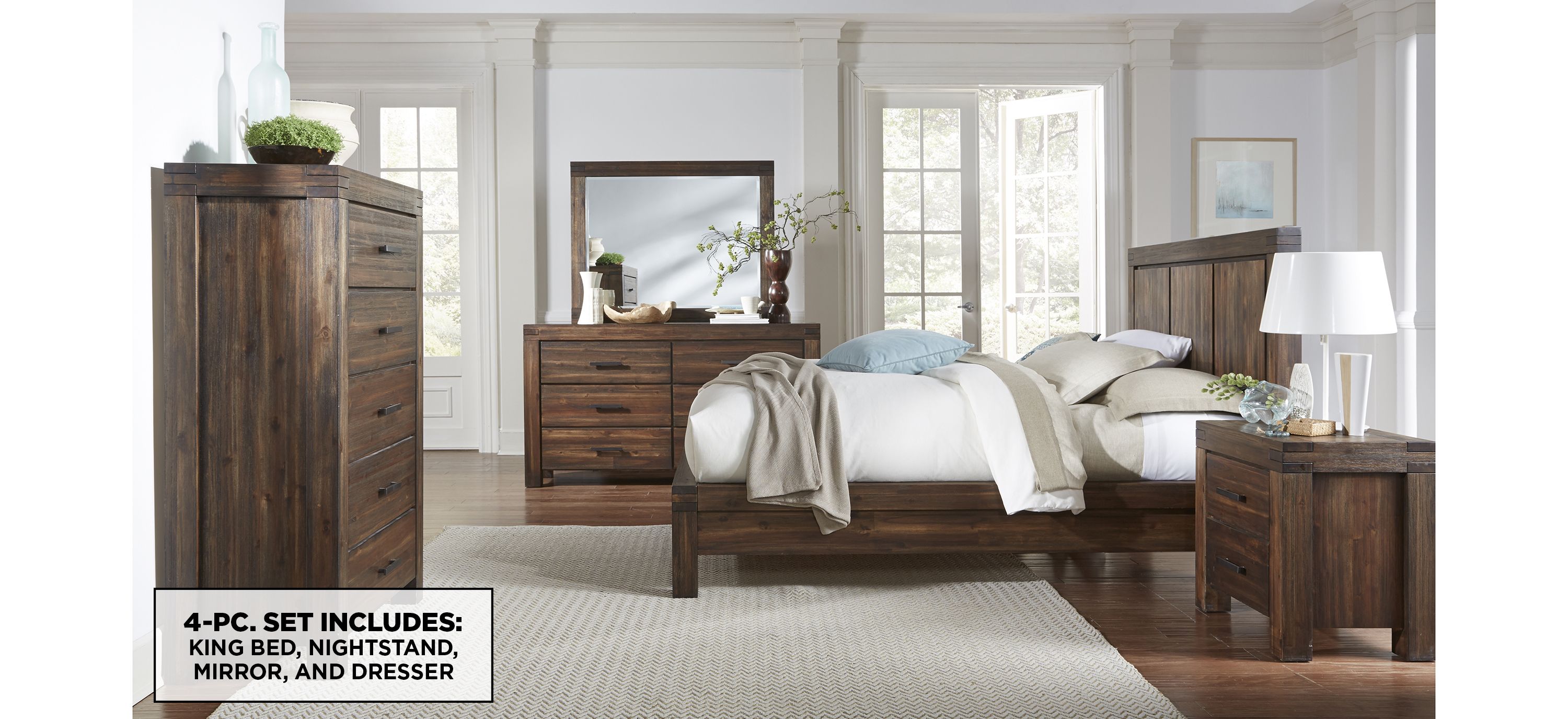 Middlefield 4-pc. Platform Bedroom Set