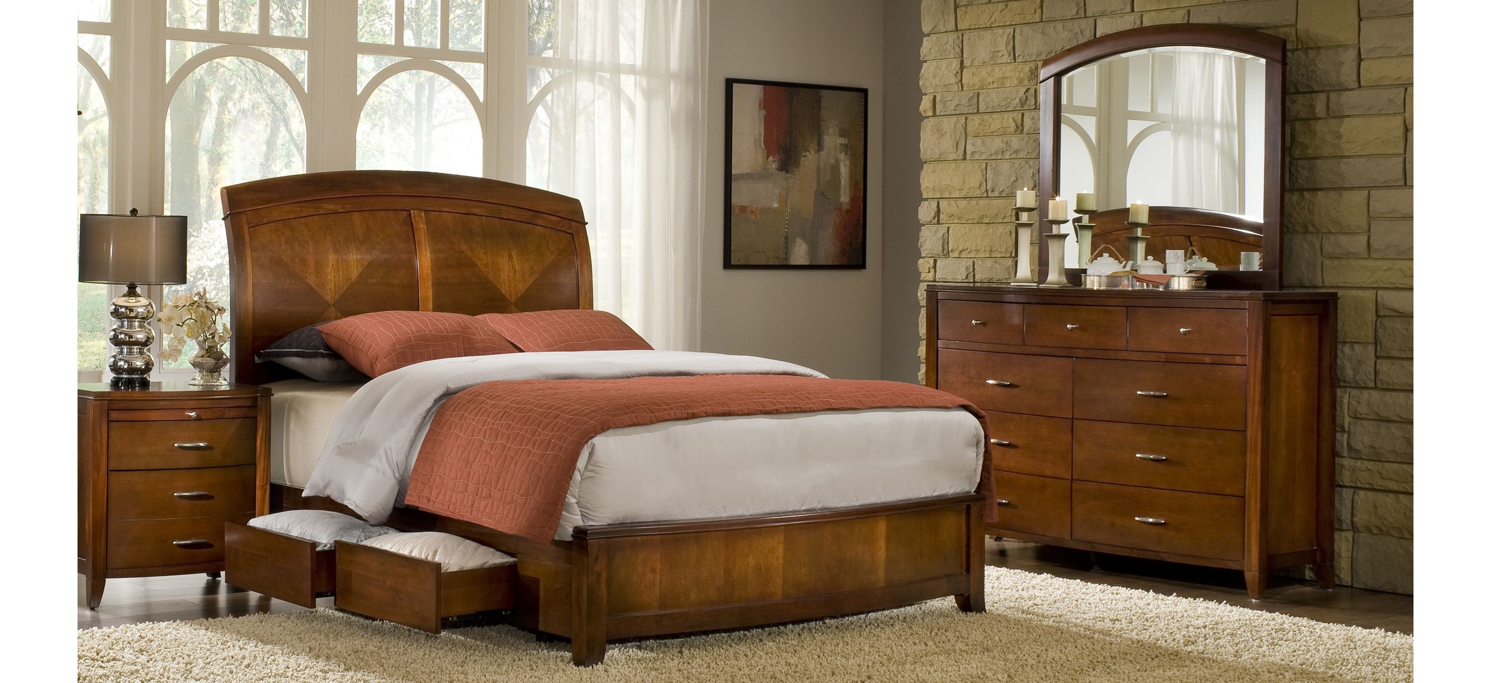 Sullivan 4-pc. Bedroom Set w/ Storage Bed