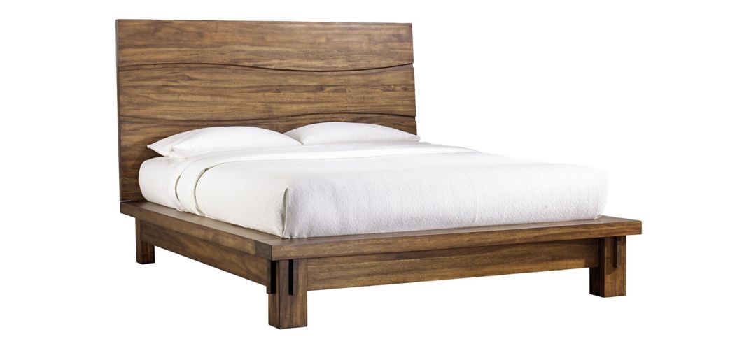 595298790 Ocean Queen-size Solid Wood Platform Bed sku 595298790