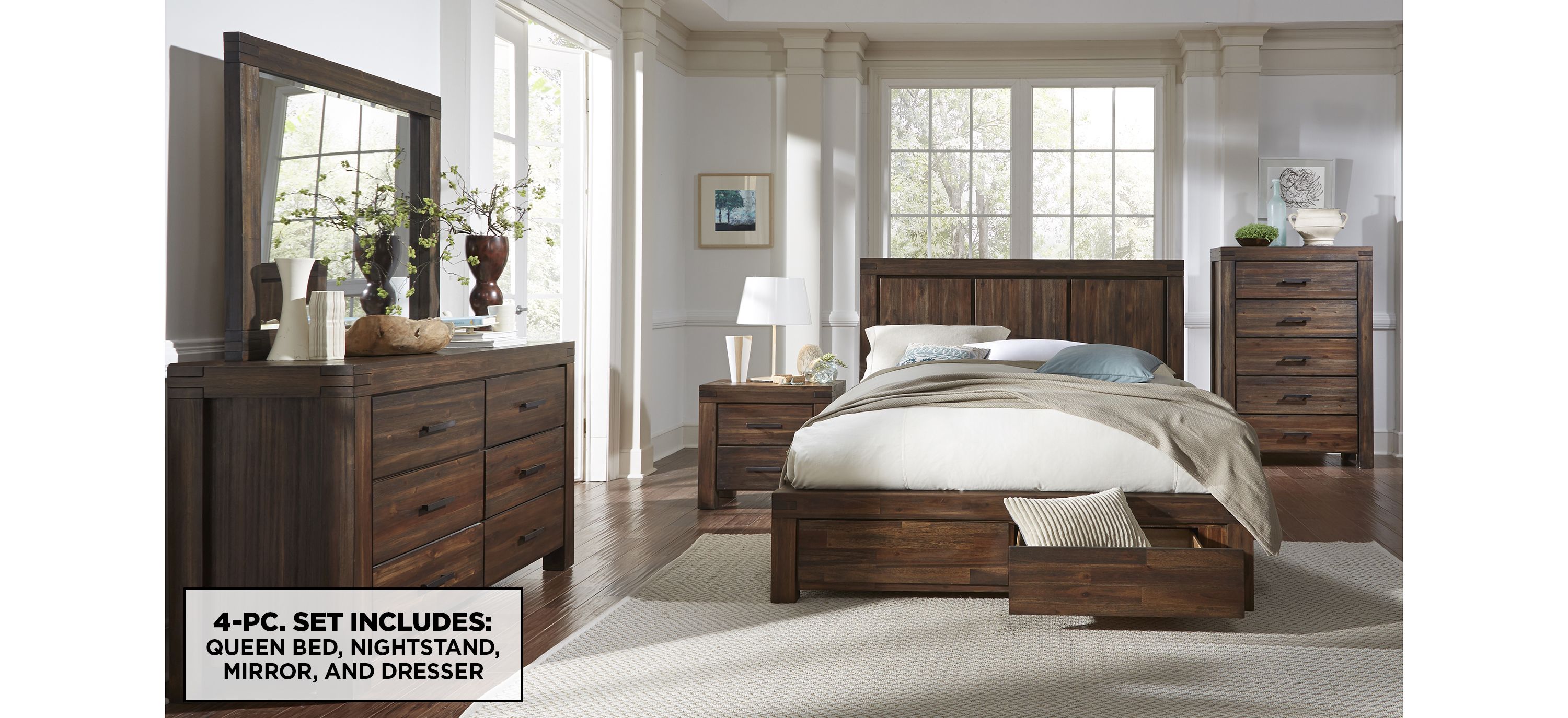 Middlefield 4-pc. Storage Bedroom Set