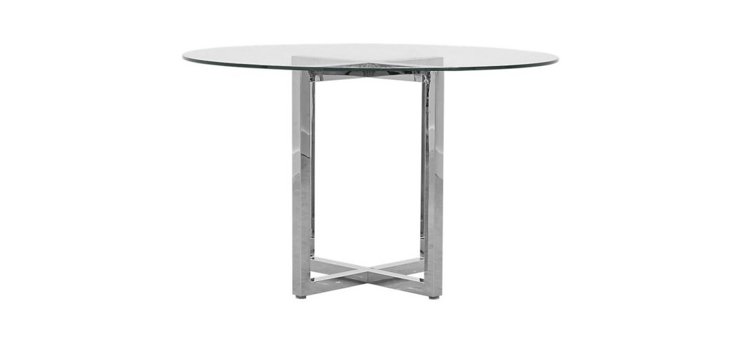 700232580 Amalfi Round Glass Counter-Height Dining Table sku 700232580