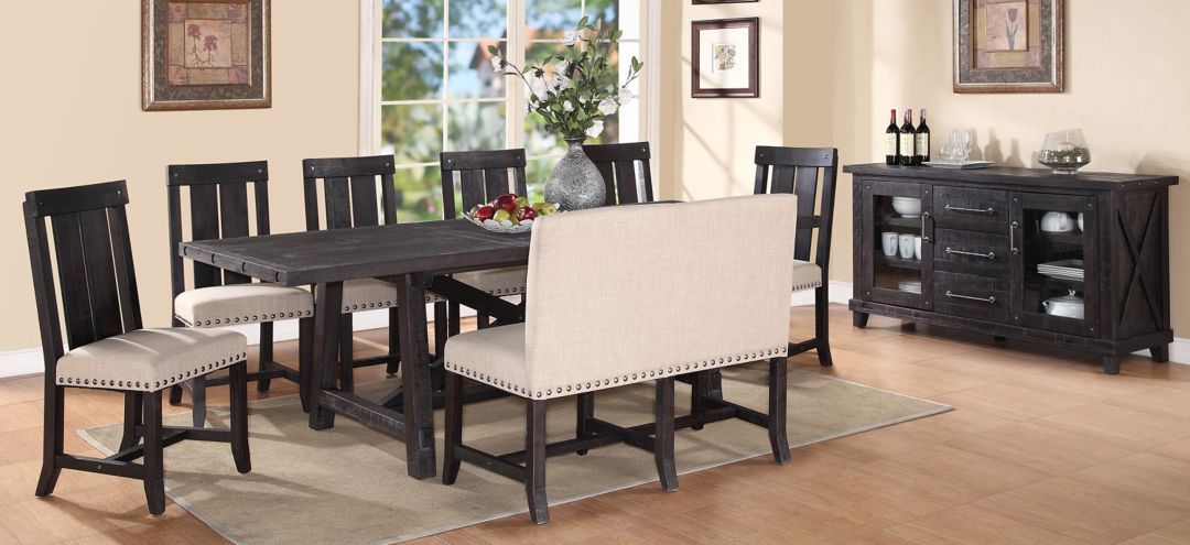 Zabela 8-pc. Dining Set w/ Bench