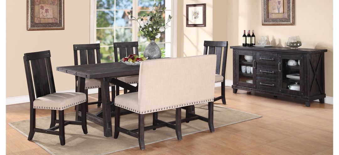 Zabela 6-pc. Dining Set w/ Bench