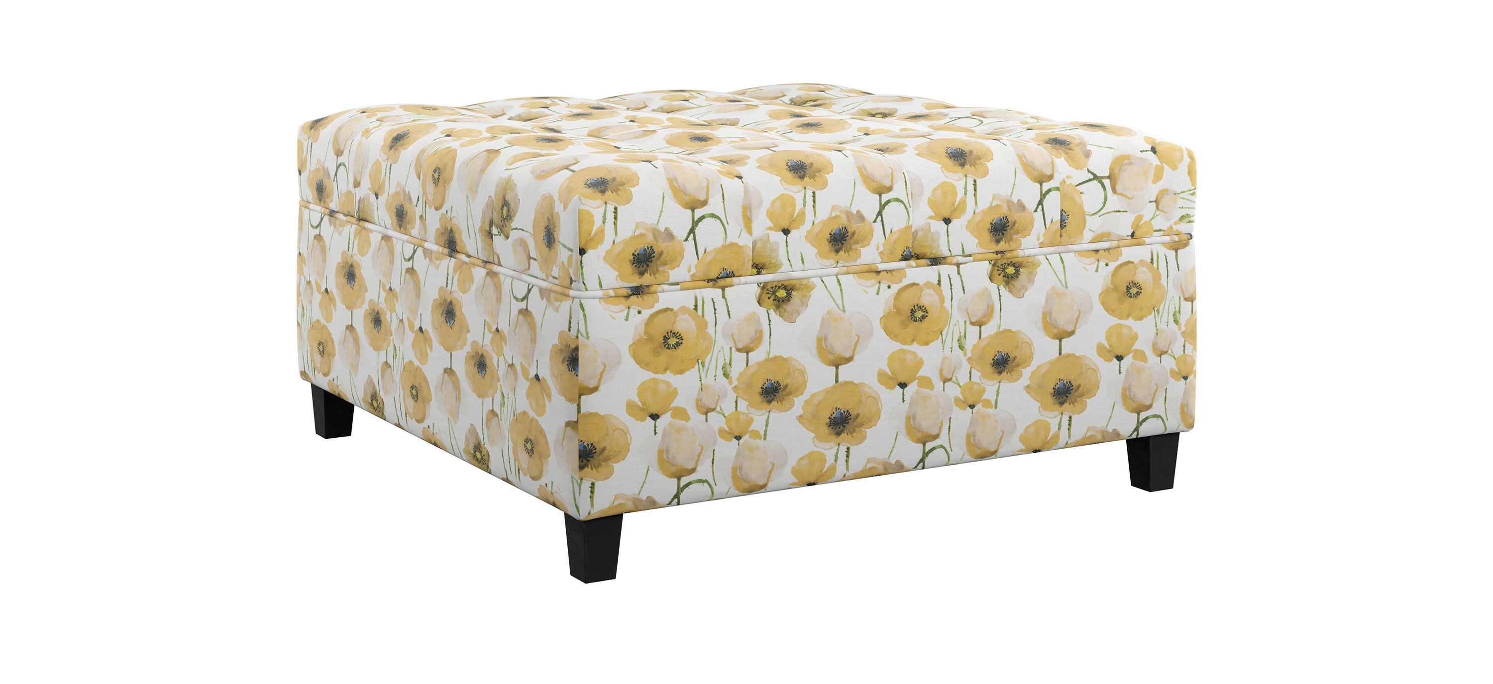 Celia Saxon Storage Ottoman