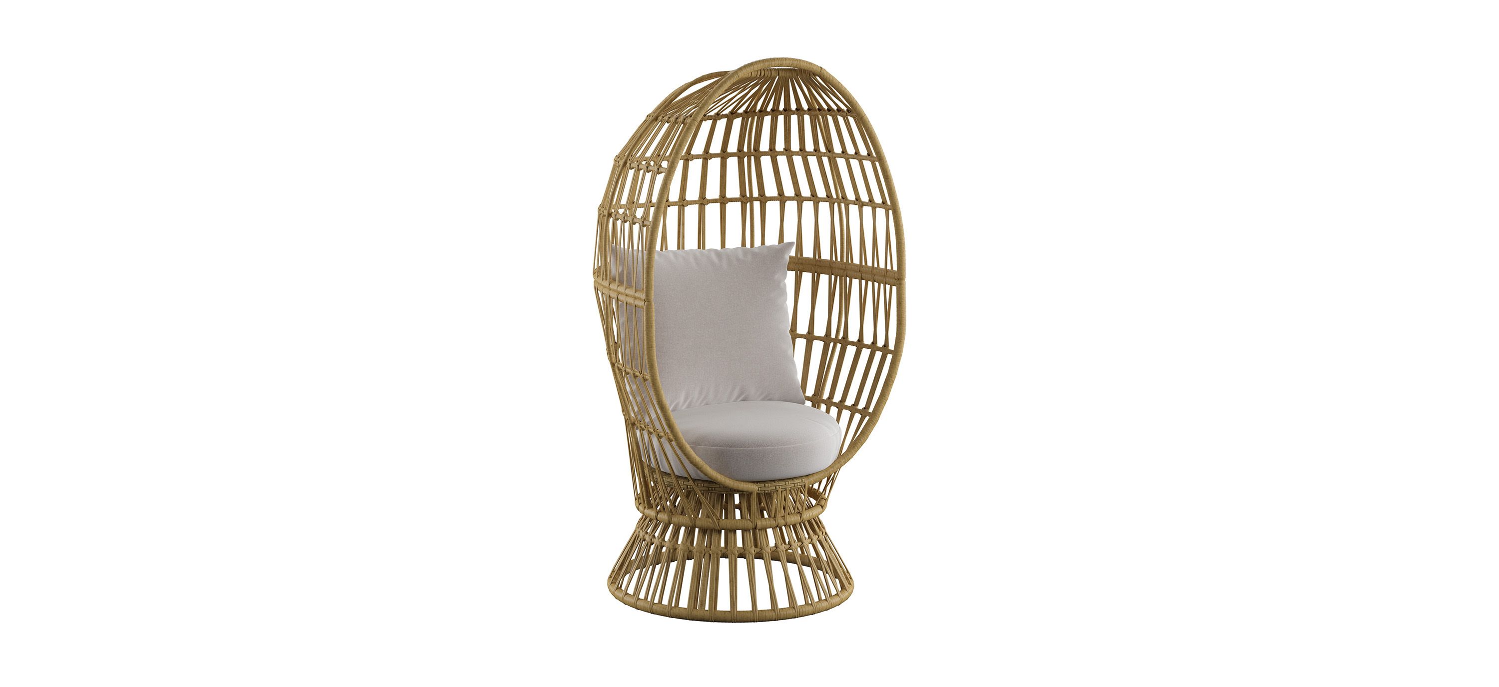 Austin Outdoor Swivel Basket Chair