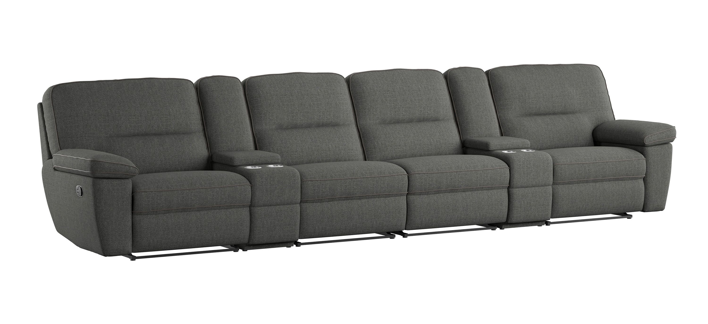 Alberta 6 Piece Modular Reclining Sofa Sectional