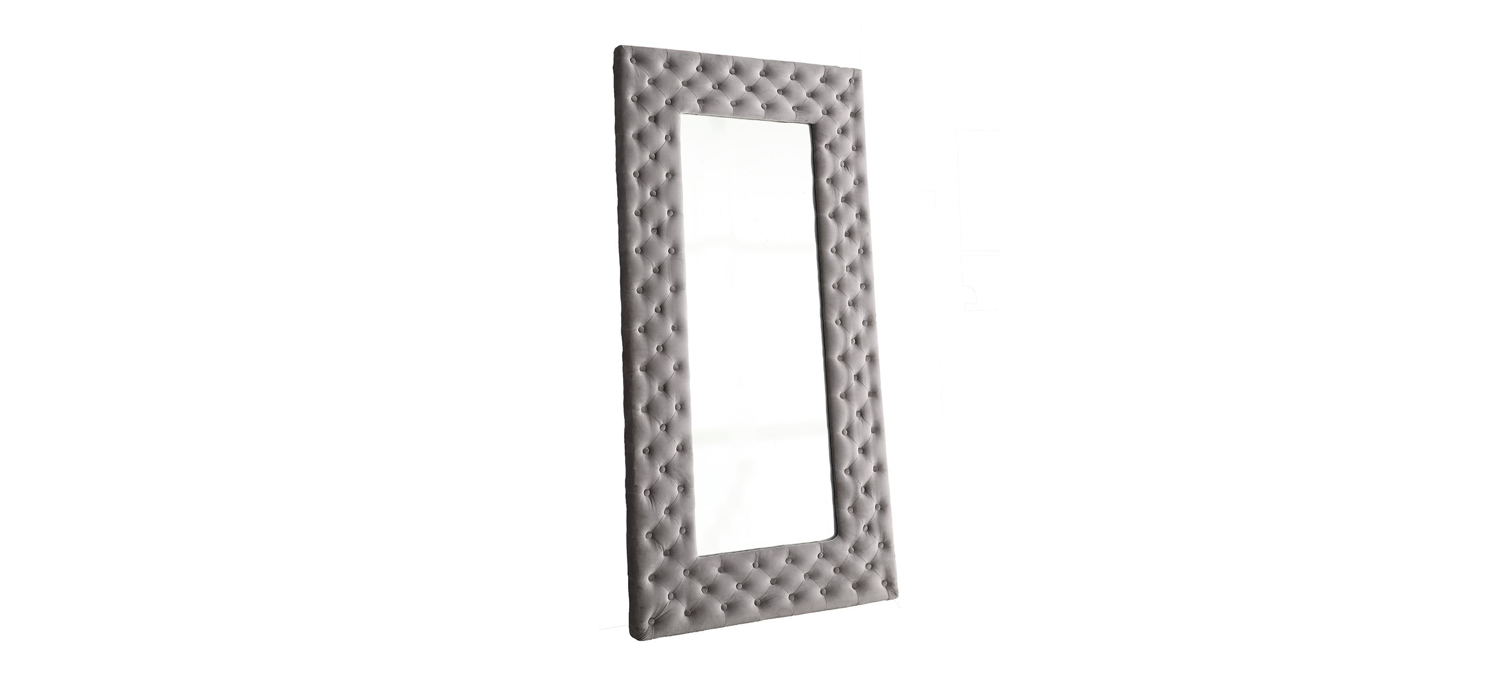 Louisa Upholstered Floor Mirror