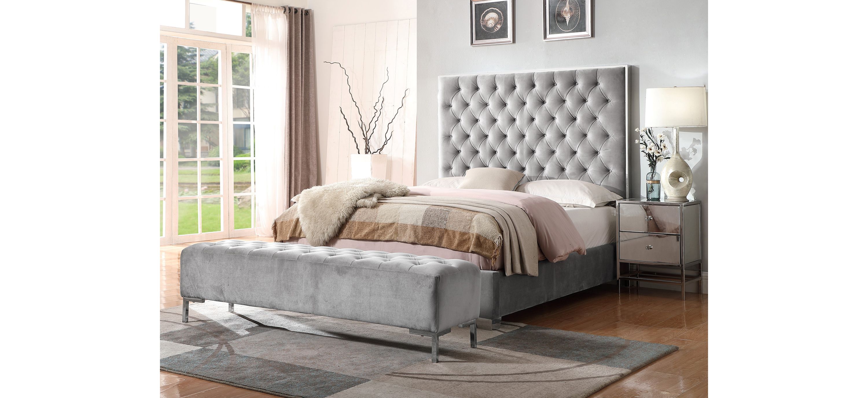 Louisa 2 pc. Upholstered Bedroom Set