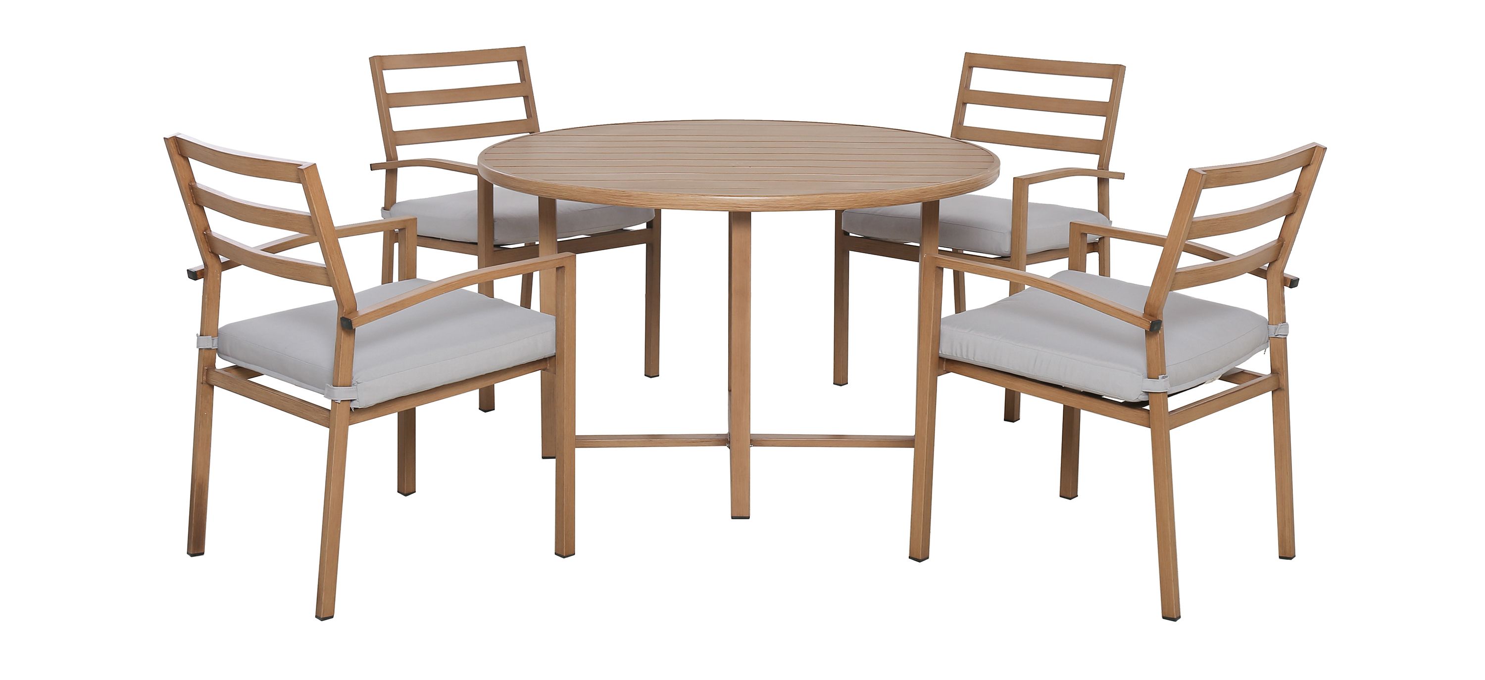 Caspian 5-pc. Round Outdoor Dining Set