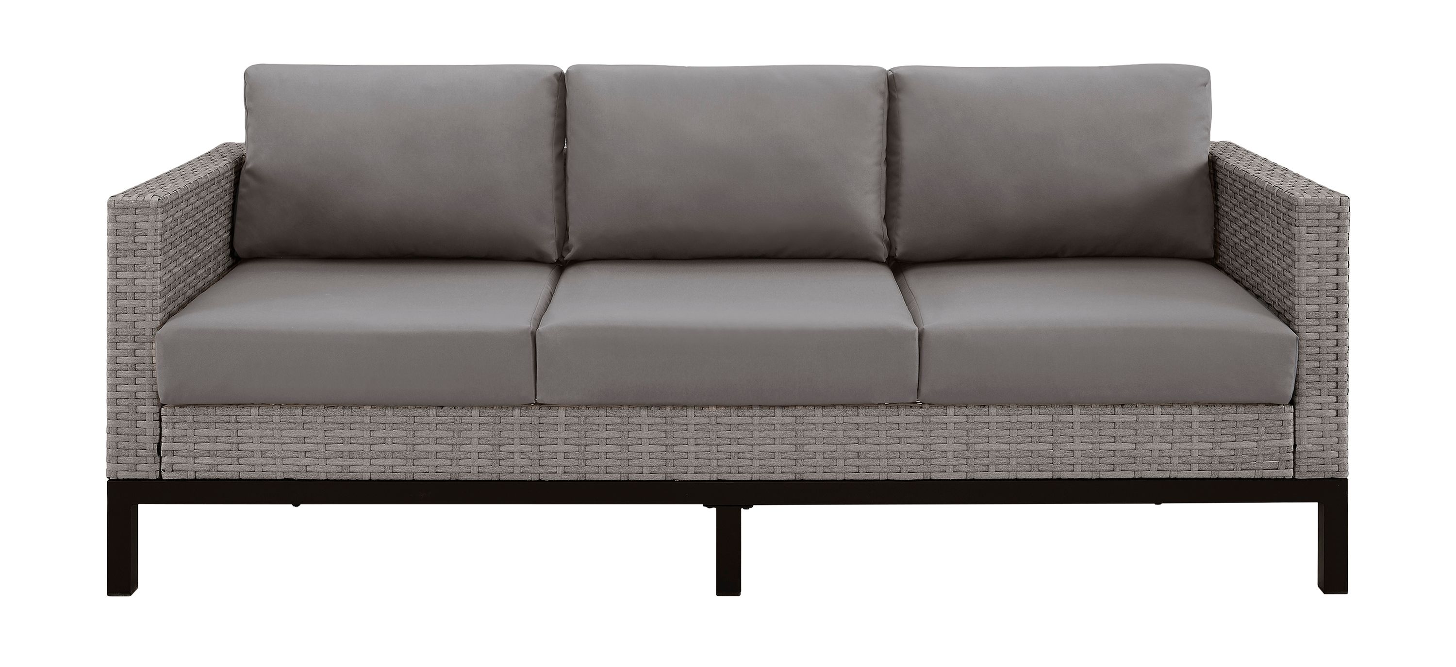 Silas Outdoor Wicker Sofa