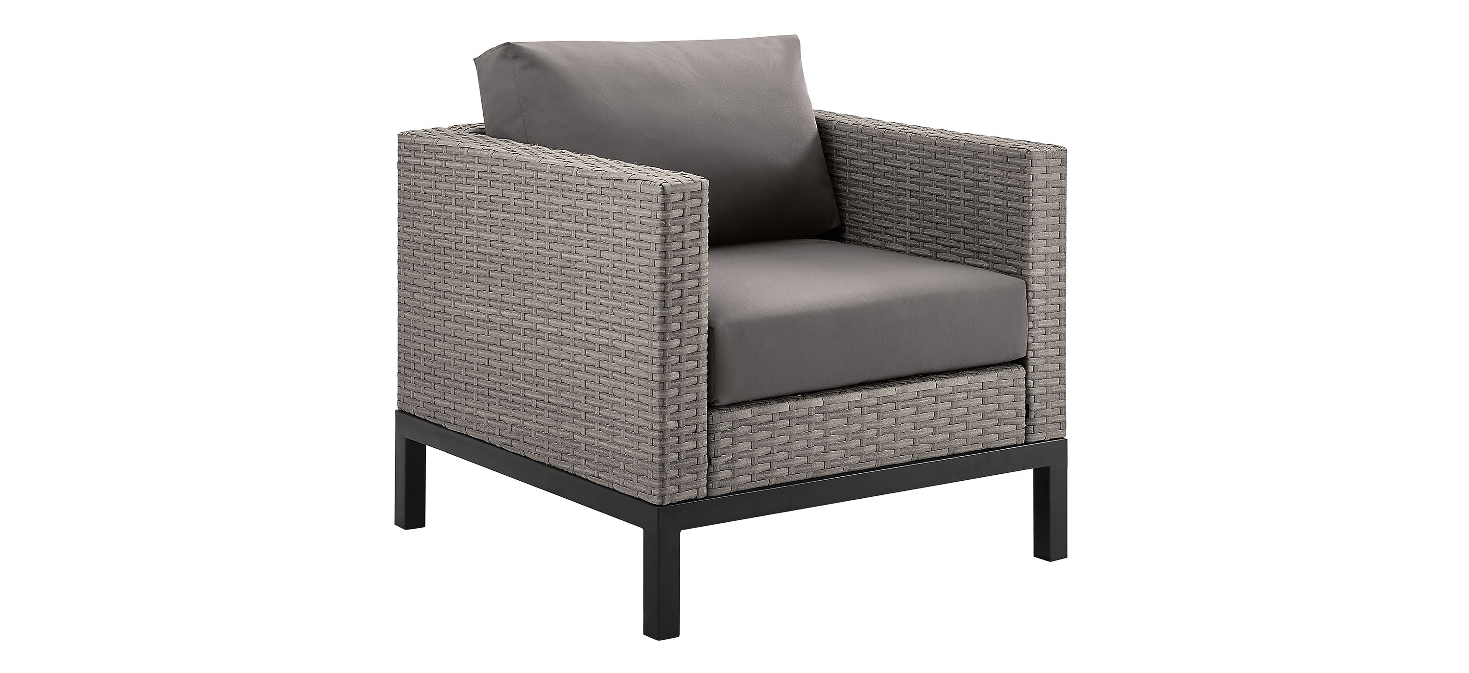 Silas 4-pc. Outdoor Wicker Seating Set with Ottoman
