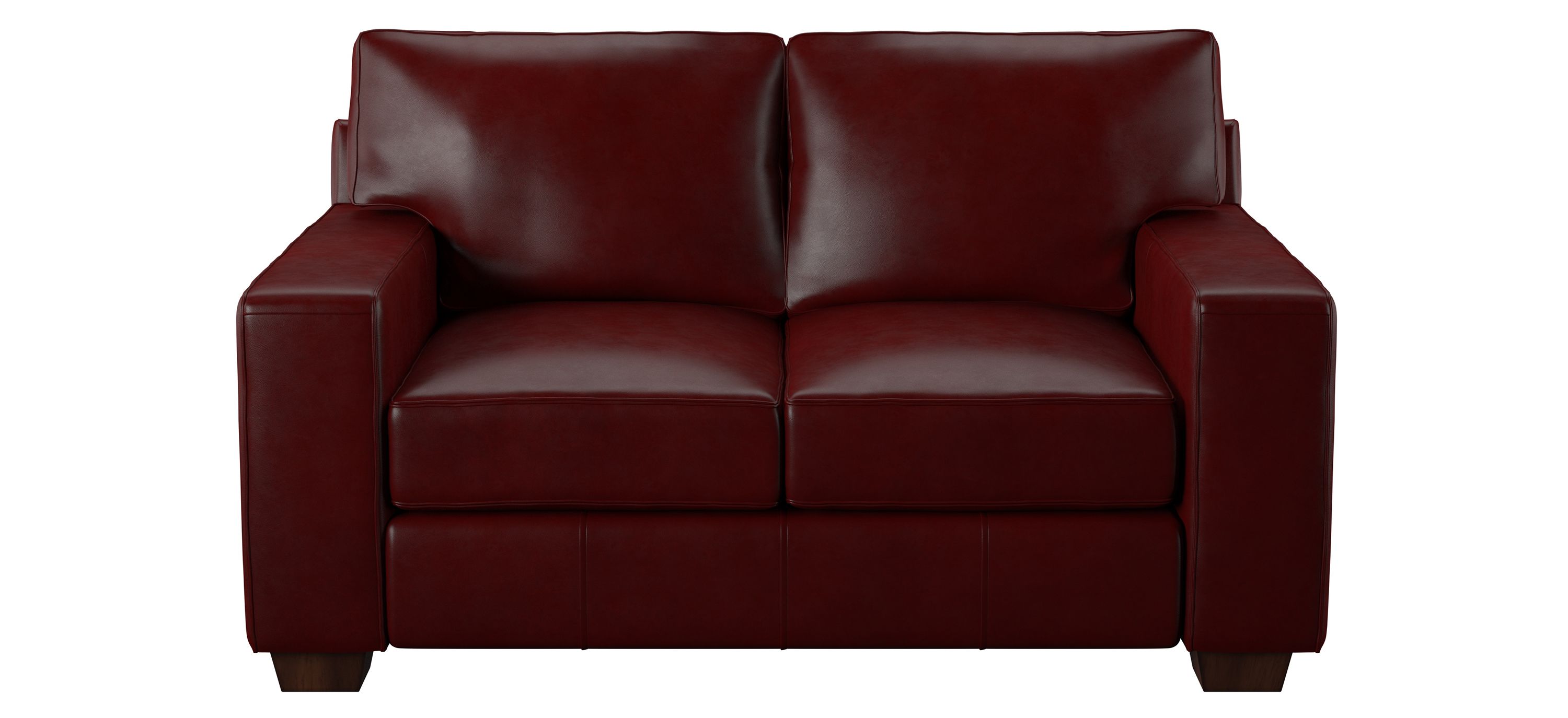 Anson Leather Loveseat
