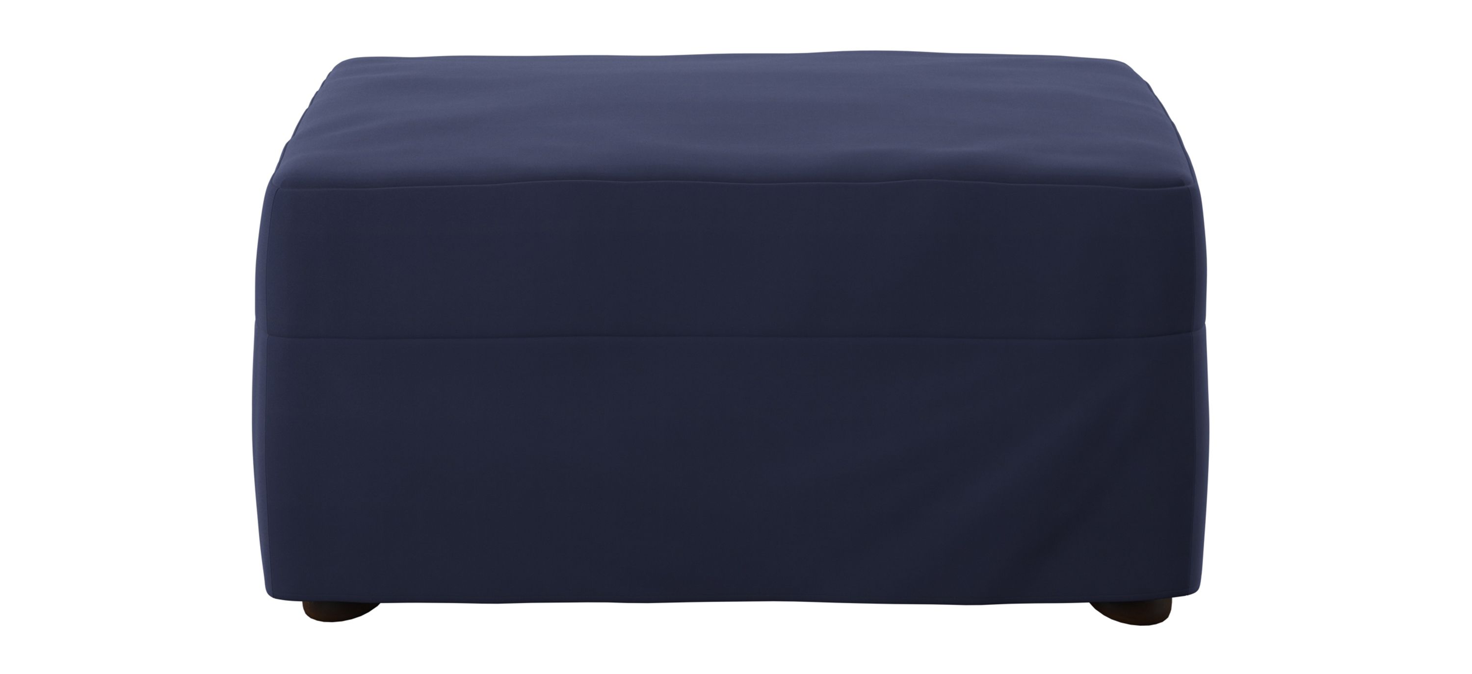 Josephine Slipcovered Ottoman