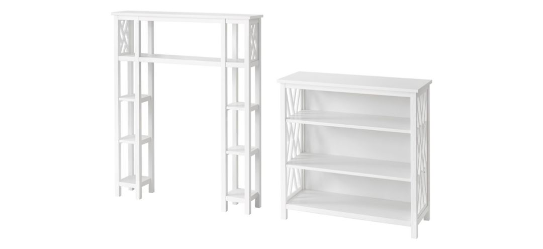 Coventry 2-pc Over-Toilet Storage Unit w/ Side Shelves