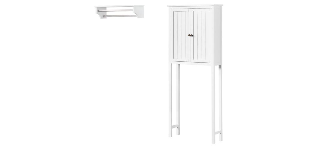 Dover 2-pc Over-Toilet Hutch w/ Towel Rods