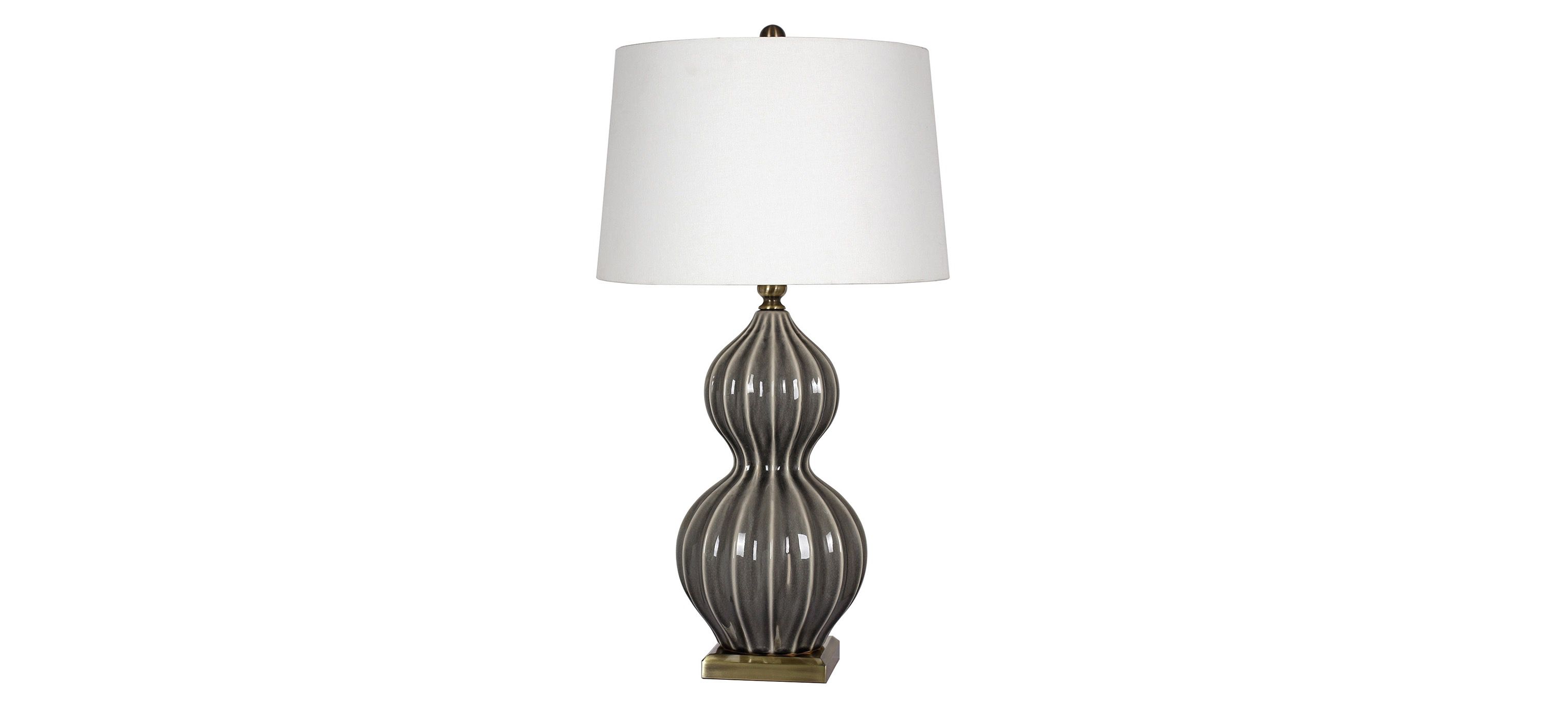Grey Ceramic Table Lamp
