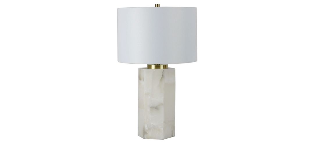 TS-19116 Alabaster Table Lamp with Night Light sku TS-19116