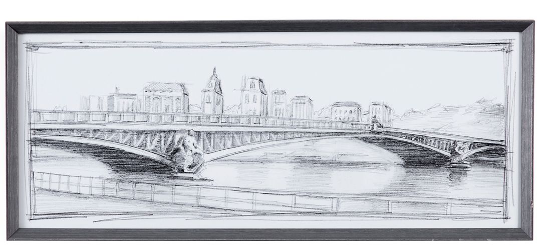 120099014 Pont Mirabeau Wall Art sku 120099014