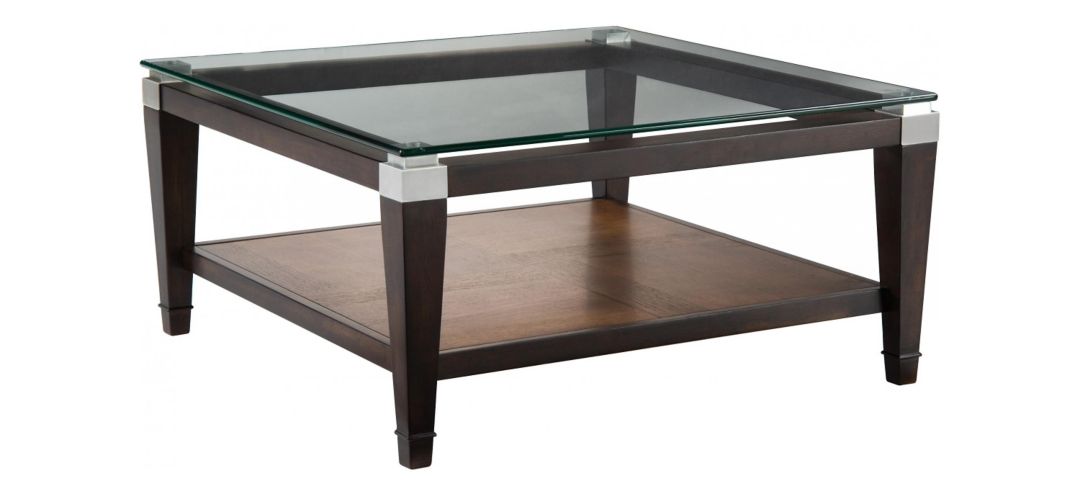 T1171-130DUNHILL Dunhill Square Glass Coffee Table sku T1171-130DUNHILL