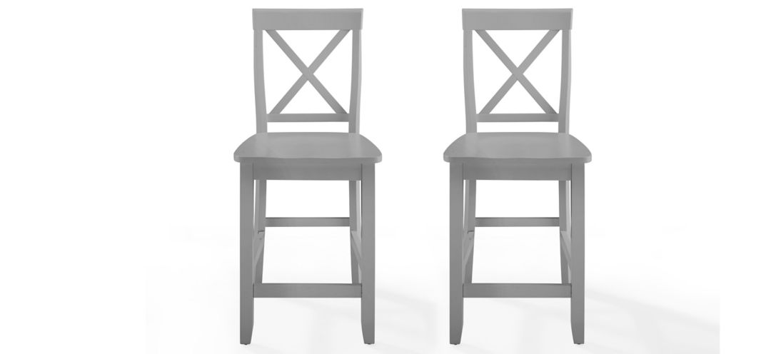 X-Back Counter Stool - Set of 2