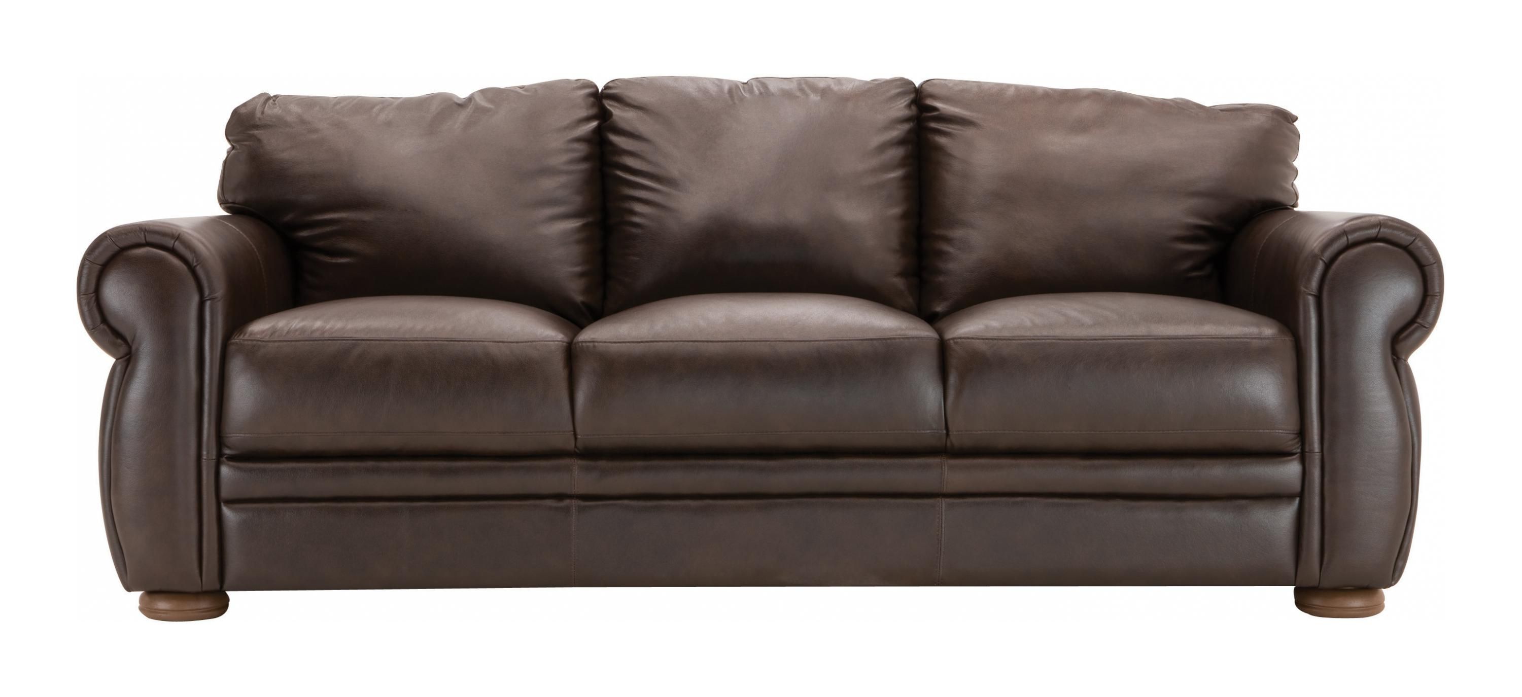 Marsala Leather Sofa