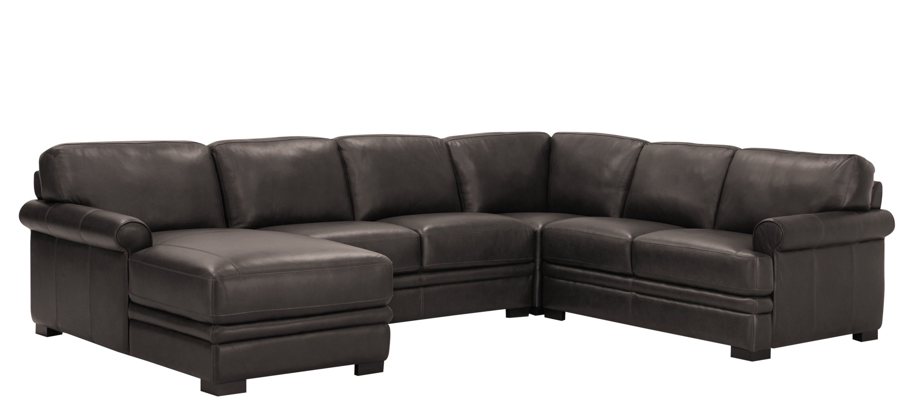 Kessler Leather 4-pc. Sectional Sofa