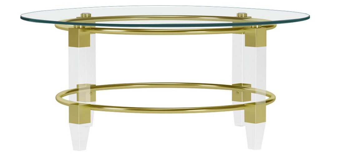 4038-CT-GLD Carlac Gold Cocktail Table sku 4038-CT-GLD