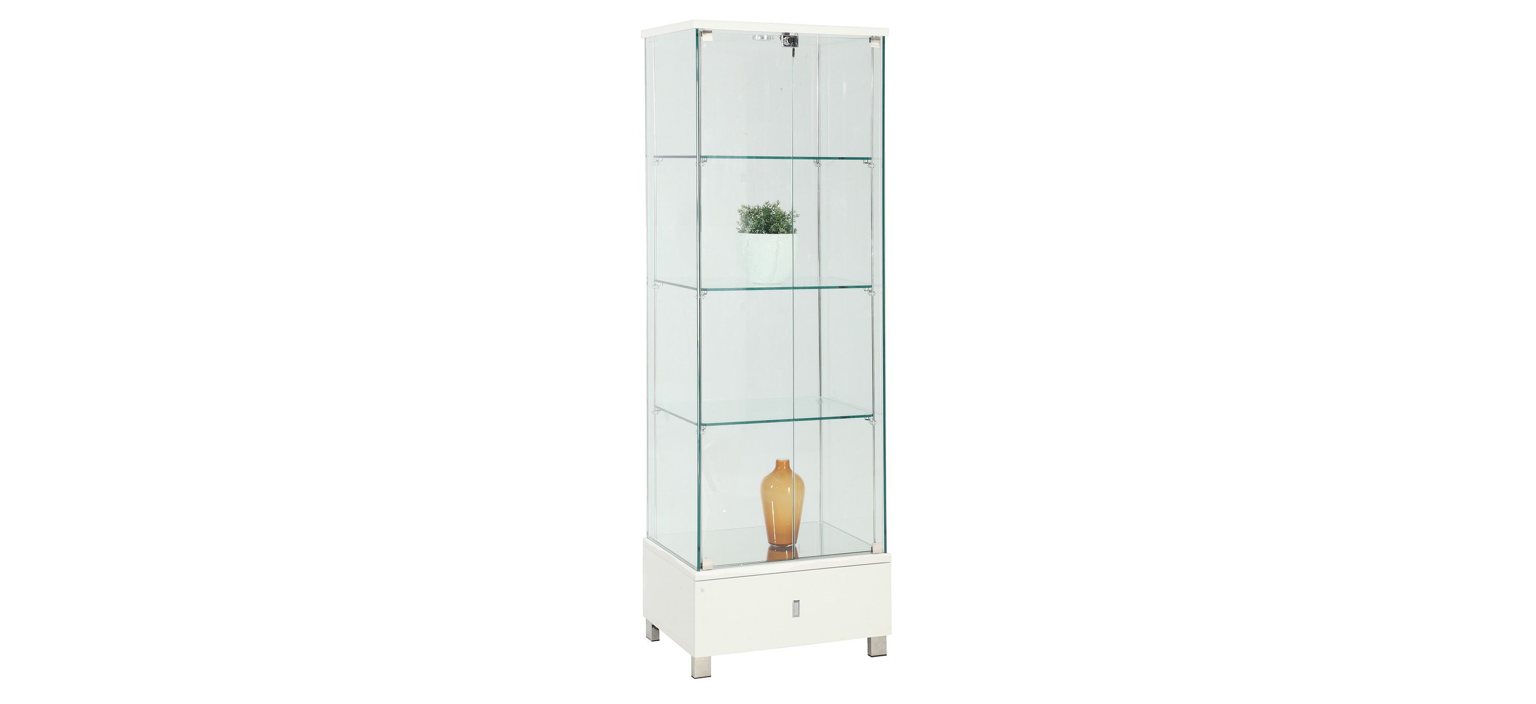Cibolo Glass Curio w/ LED Lights