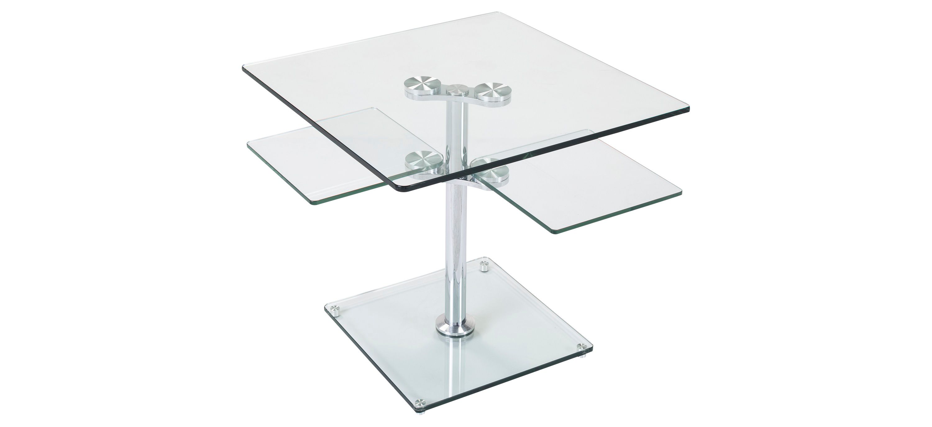 Vector Sqaure Glass End Table