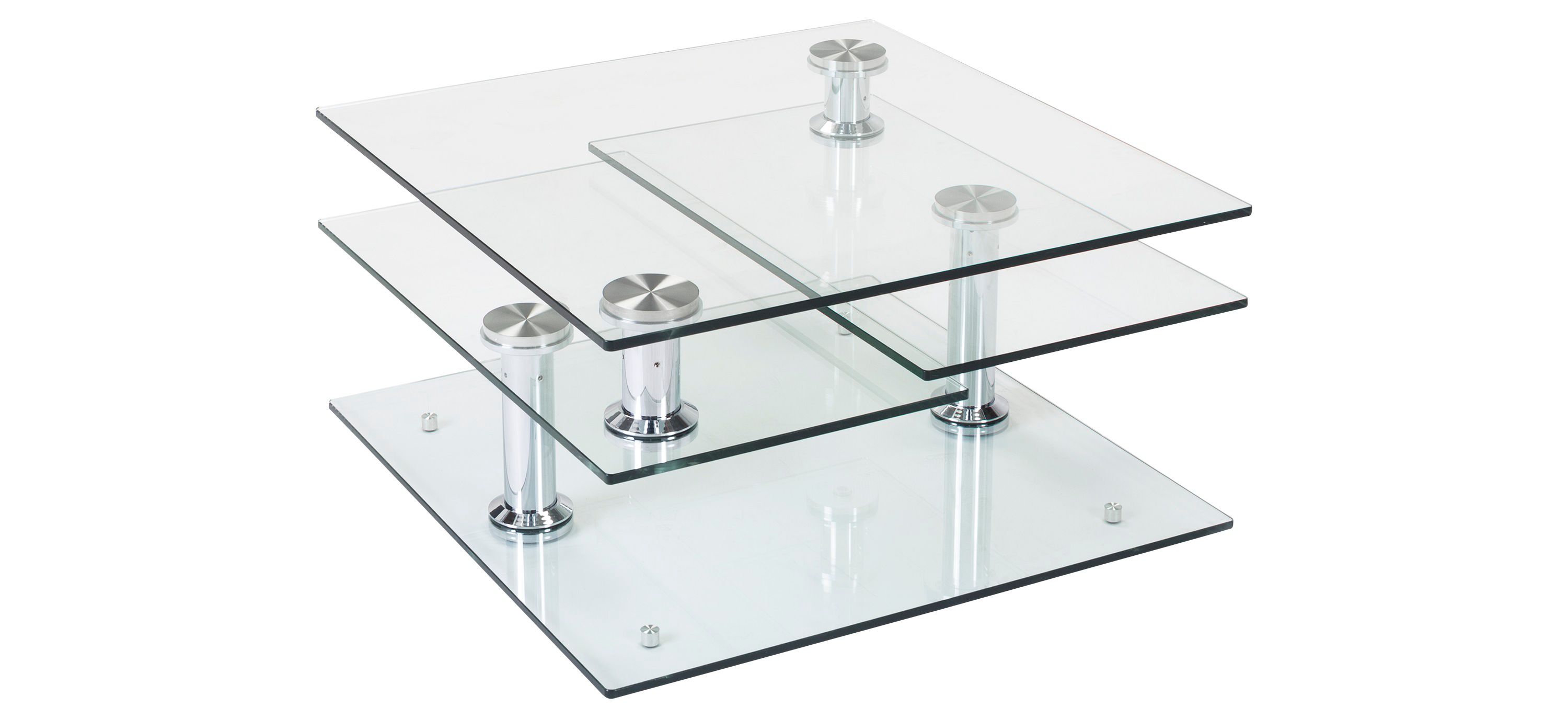 Vector Square Glass Coffee Table
