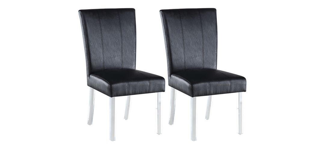 4038-PRS-SC-BLK-SET2 Roberts Side Chair - Set of 2 sku 4038-PRS-SC-BLK-SET2