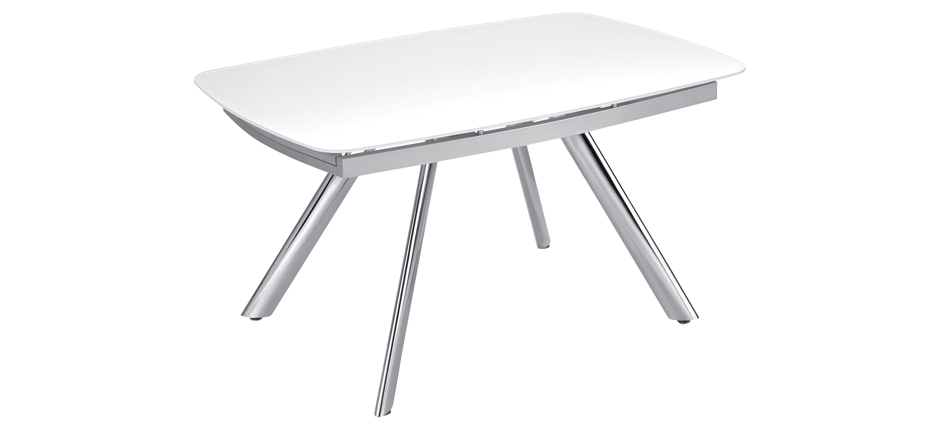 Paloma Glass Dining Table w/ Leaves
