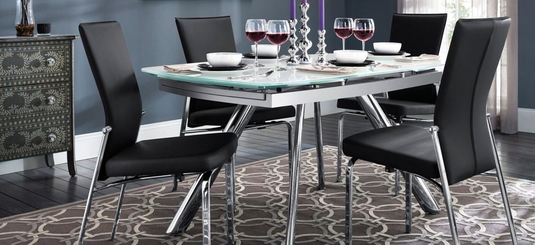 796040409 Paloma 5-pc. Glass Dining Set sku 796040409