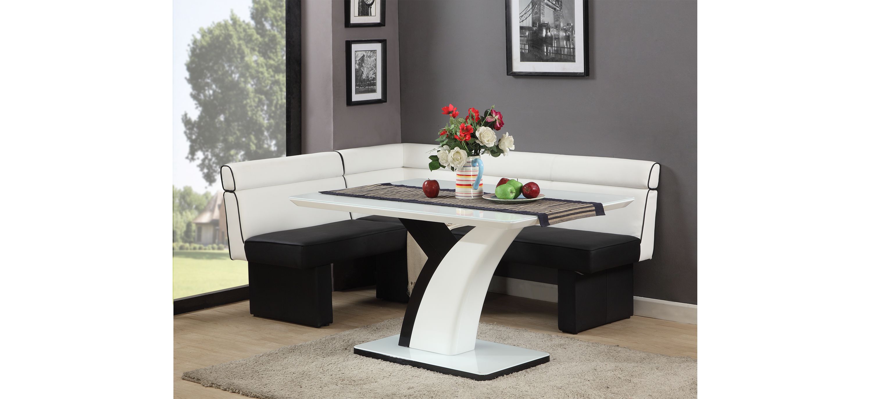 Natasha 3-pc. Breakfast Nook Dining Set