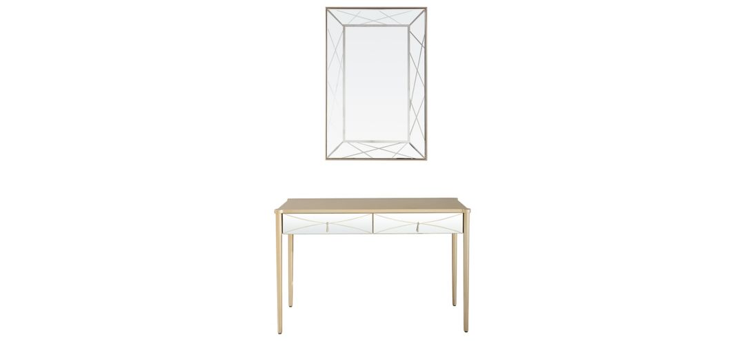 Insley Wall Mirror and Console Table
