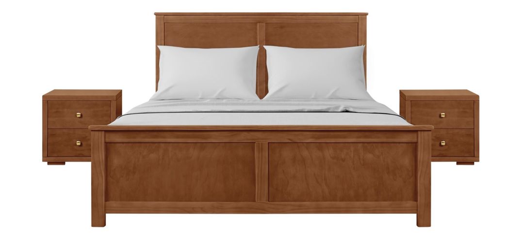 Winston Platform Bed with 2 Nightstands