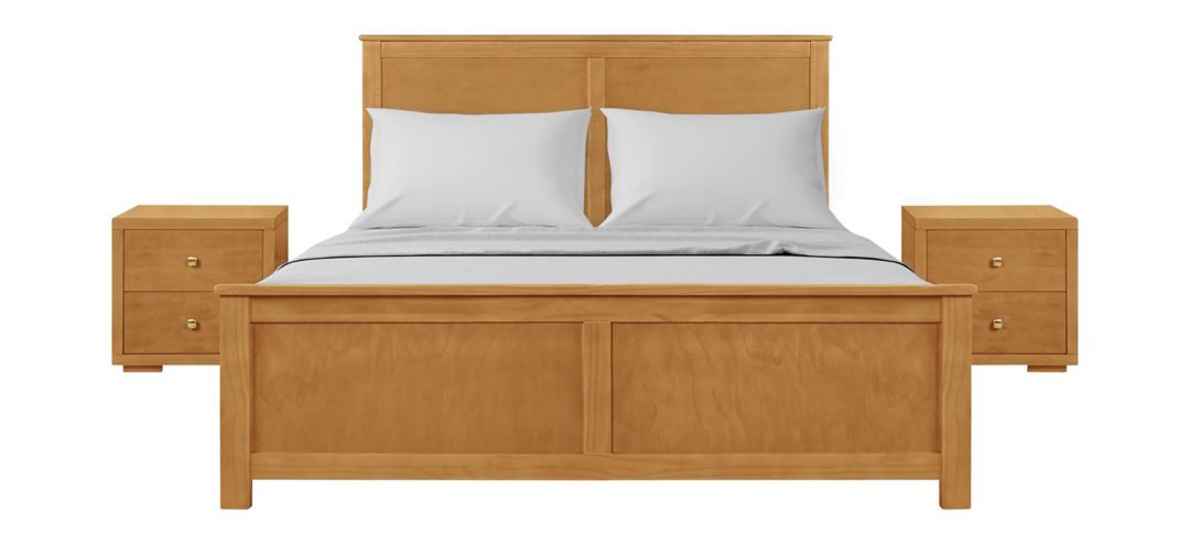 Winston Platform Bed with 2 Nightstands