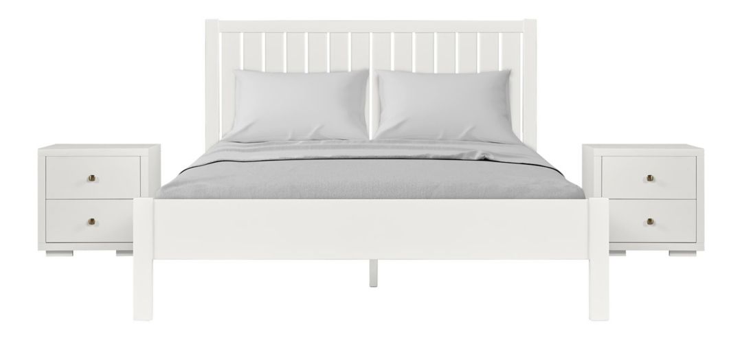 Graham Platform Bed with 2 Nightstands