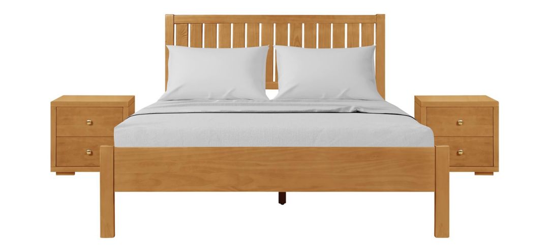 Graham Platform Bed with 2 Nightstands