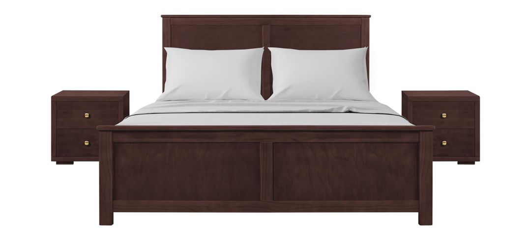 Winston Platform Bed with 2 Nightstands