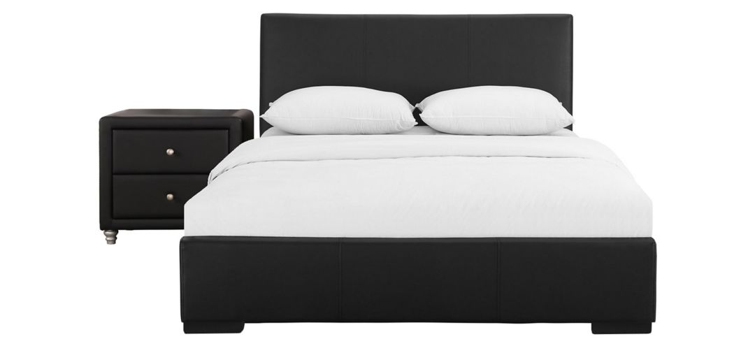 599213481 Hindes Platform Bed with 1 Nightstand sku 599213481